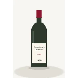 Domaine de Chevalier Rouge - OWC - 1990