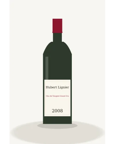Hubert Lignier Clos de Vougeot Grand Cru 2008